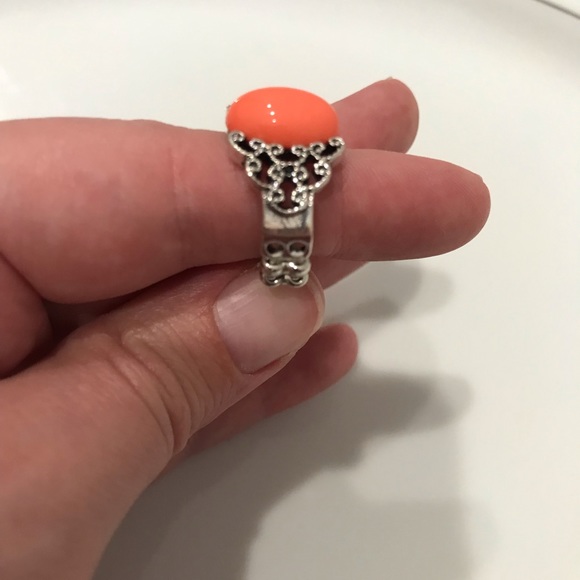 5 For $20 🥳 Orange Stretchy Paparazzi Ring - Picture 4 of 5